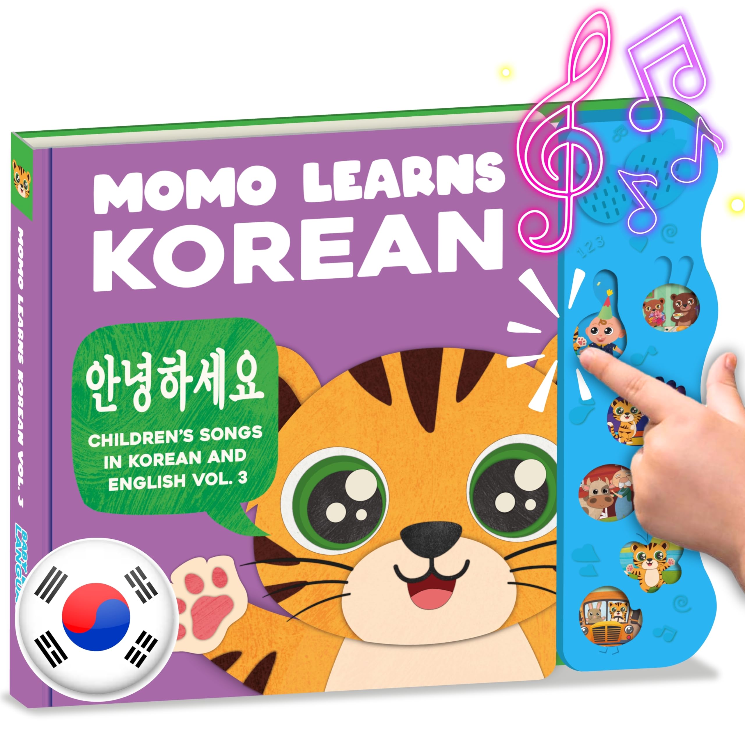 Amazon.com: Momo Learns Korean Vol. 3 — Interactive Sound Board